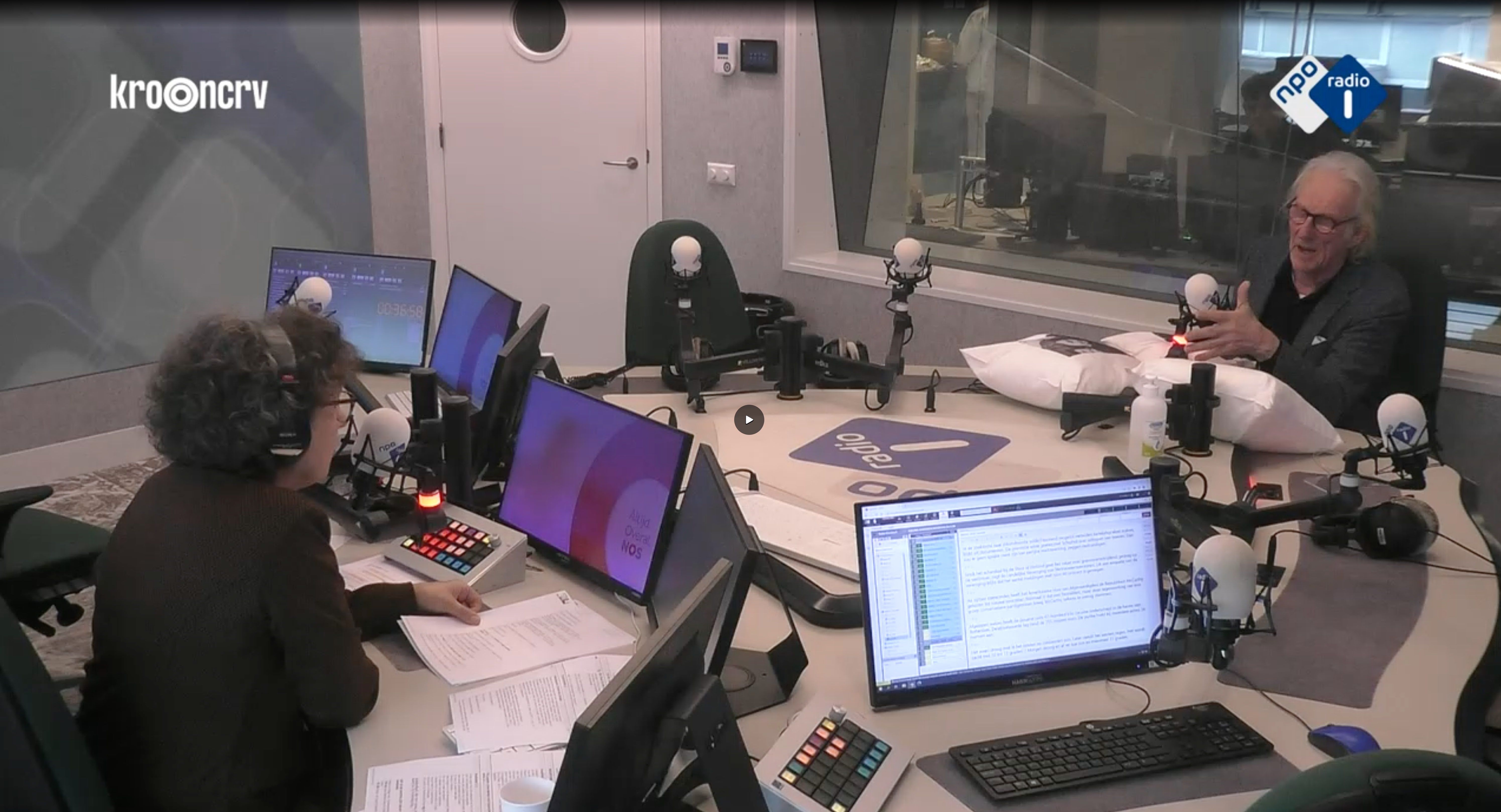 Freek bij de Taalstaat met Margriet Vroomans. 7 januari 2023.